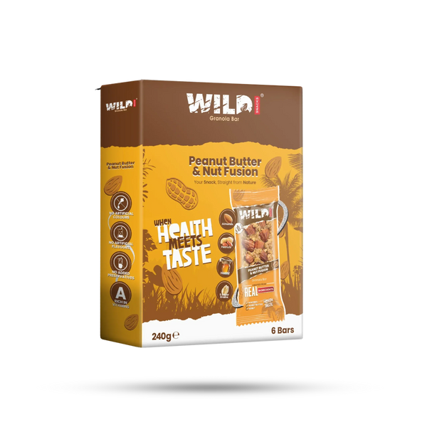 Peanut Butter & Nut Fusion - 6 Bars